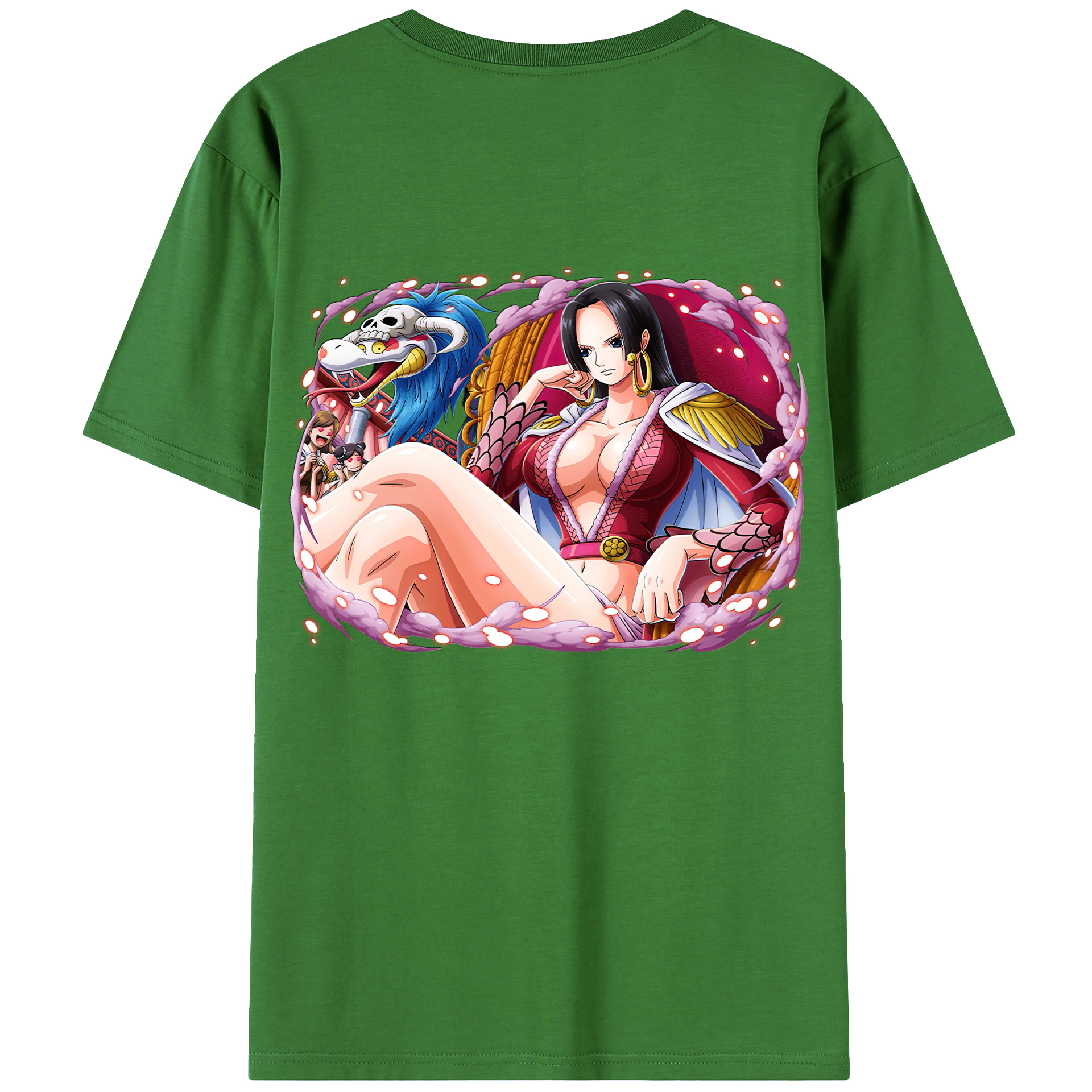 ワンピース ボア・ハンコック ONE PIECE Boa·Hancock レディース半袖Tシャツ(バックプリント)